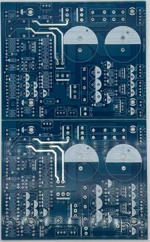 蓝油有铅双面pcb